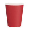 Fiesta Recyclable Single Wall Takeaway Coffee Cups Red 225ml / 8oz (Pack of 1000) - GP409 Disposable Cups Fiesta   