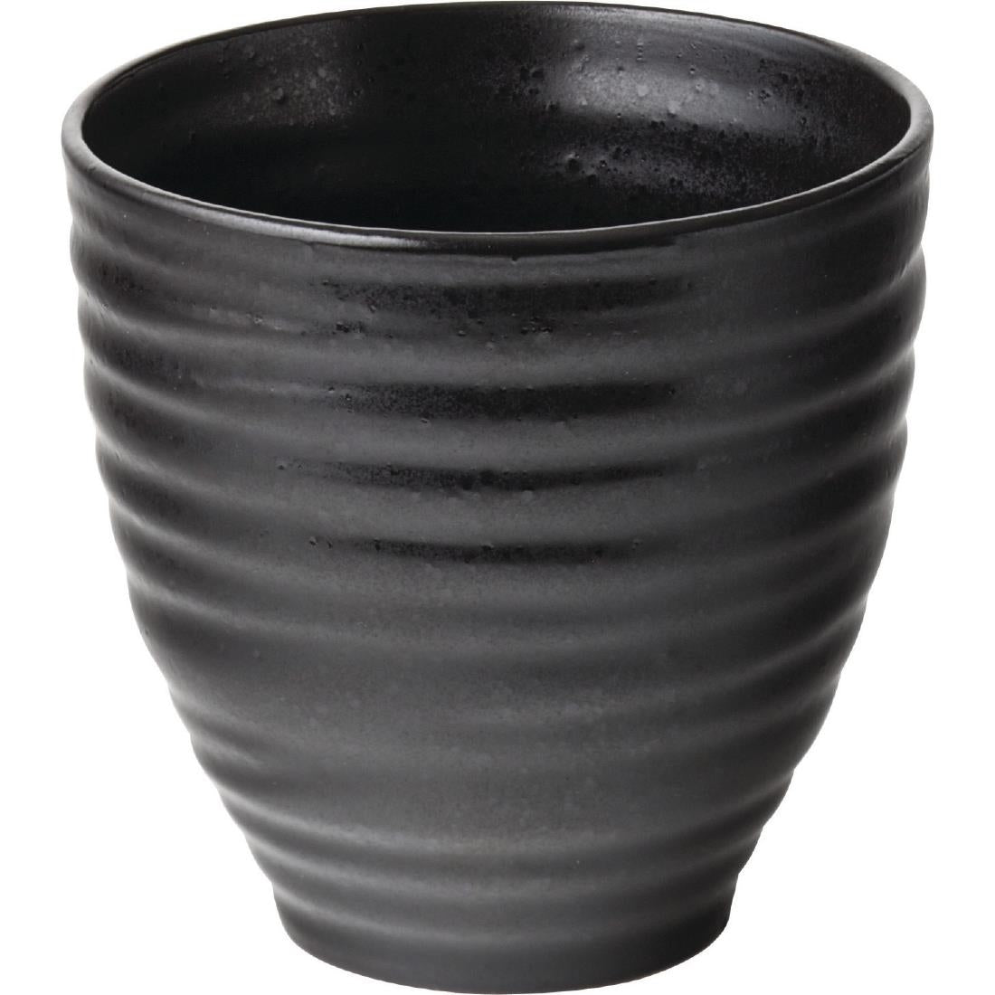 Utopia Tribeca Chip Pot Ebony 310ml (Pack of 6) - GM043 Utopia Crockery Utopia   