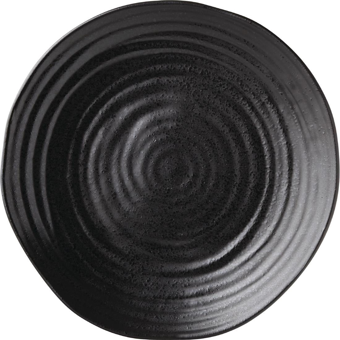 Utopia Tribeca Dinner Plate Ebony 280mm (Pack of 6) - GM052 Utopia Crockery Utopia   