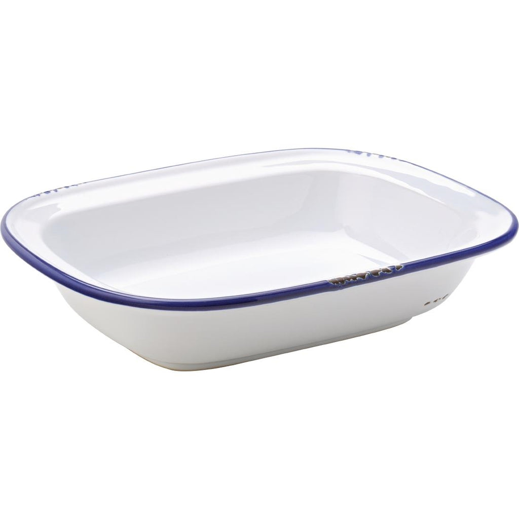 Utopia Avebury Blue Pie Dish 240mm (Pack of 6) - GM072 Utopia Crockery Utopia   