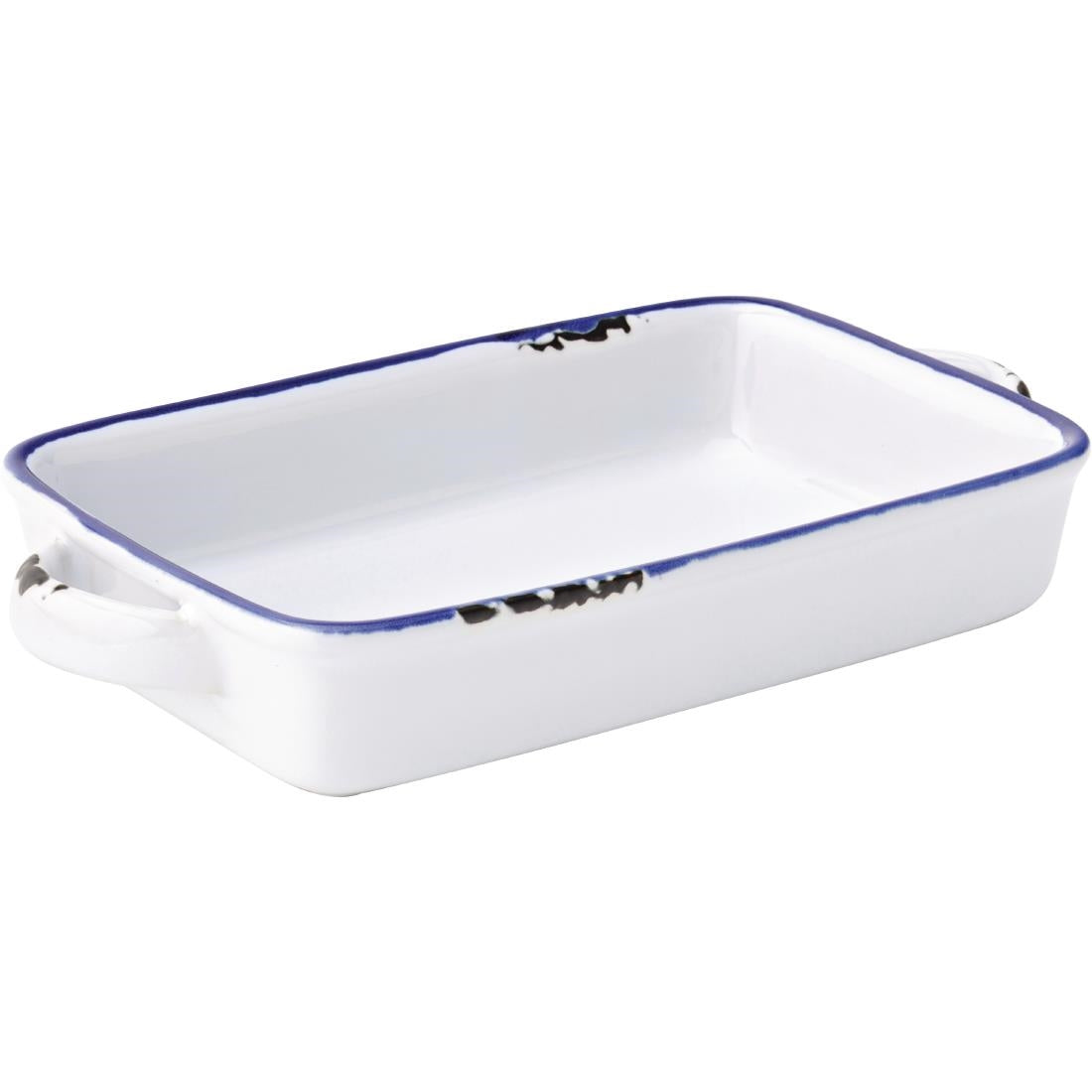 Utopia Avebury Blue Small Rectangular Dish 175mm (Pack of 12) - GM077 Utopia Crockery Utopia   