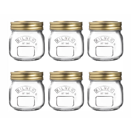 Kilner Preserve Jars 250ml (Pack of 6) - CZ877  Kilner   