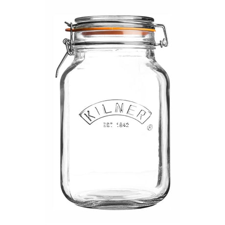 Kilner Clip Top Square Jar 1500ml - CZ893  Kilner   