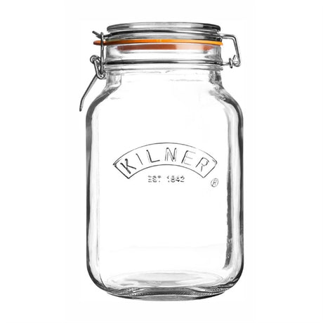 Kilner Clip Top Square Jar 2000ml - CZ894  Kilner   