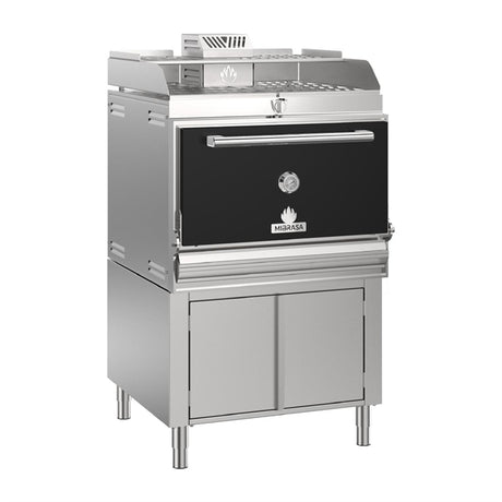 Mibrasa Charcoal Oven with Cupboard and Heating Rack HMB AB SB 160 - HP839 Charcoal Ovens Mibrasa