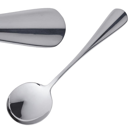 Olympia Baguette Soup Spoon (Pack of 12) - D601 Spoons Olympia