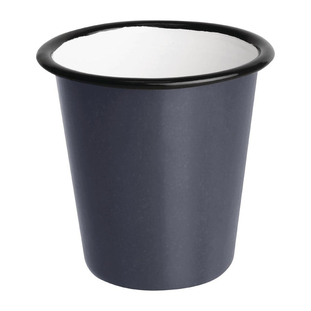 Olympia Enamel Tumbler Grey 310ml (Pack of 6) - DC393 Olympia Crockery Olympia   