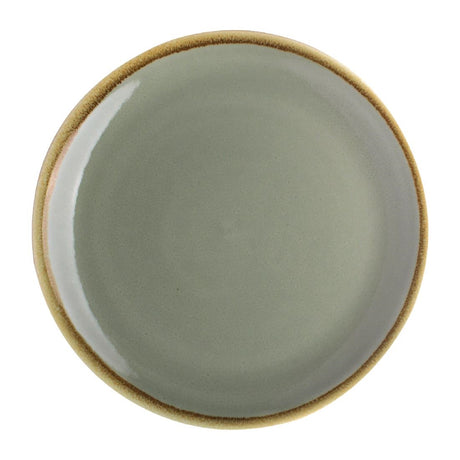 Olympia Kiln Round Coupe Plate Moss 230mm (Pack of 6) - SA283 Plates Olympia