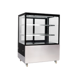 Hamoki Chilled Deli Patisserie Flat Glass Display Fridge 330 Litre - 251014 Refrigerated Counter Top Displays Hamoki   