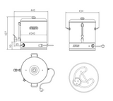 Empire Manual Fill 30 Litre Hot Water Boiler Stainless Steel - EMP-MWB30 Electric Water Boilers - Manual Fill Empire   