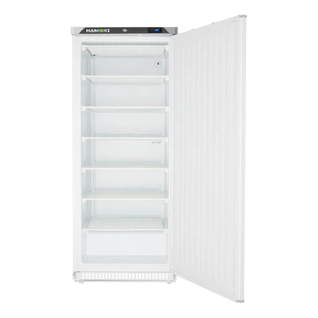 Hamoki Single Door Upright Storage Refrigerator 411 Litre Stainless Steel - 311006 Refrigeration Uprights - Single Door Hamoki   