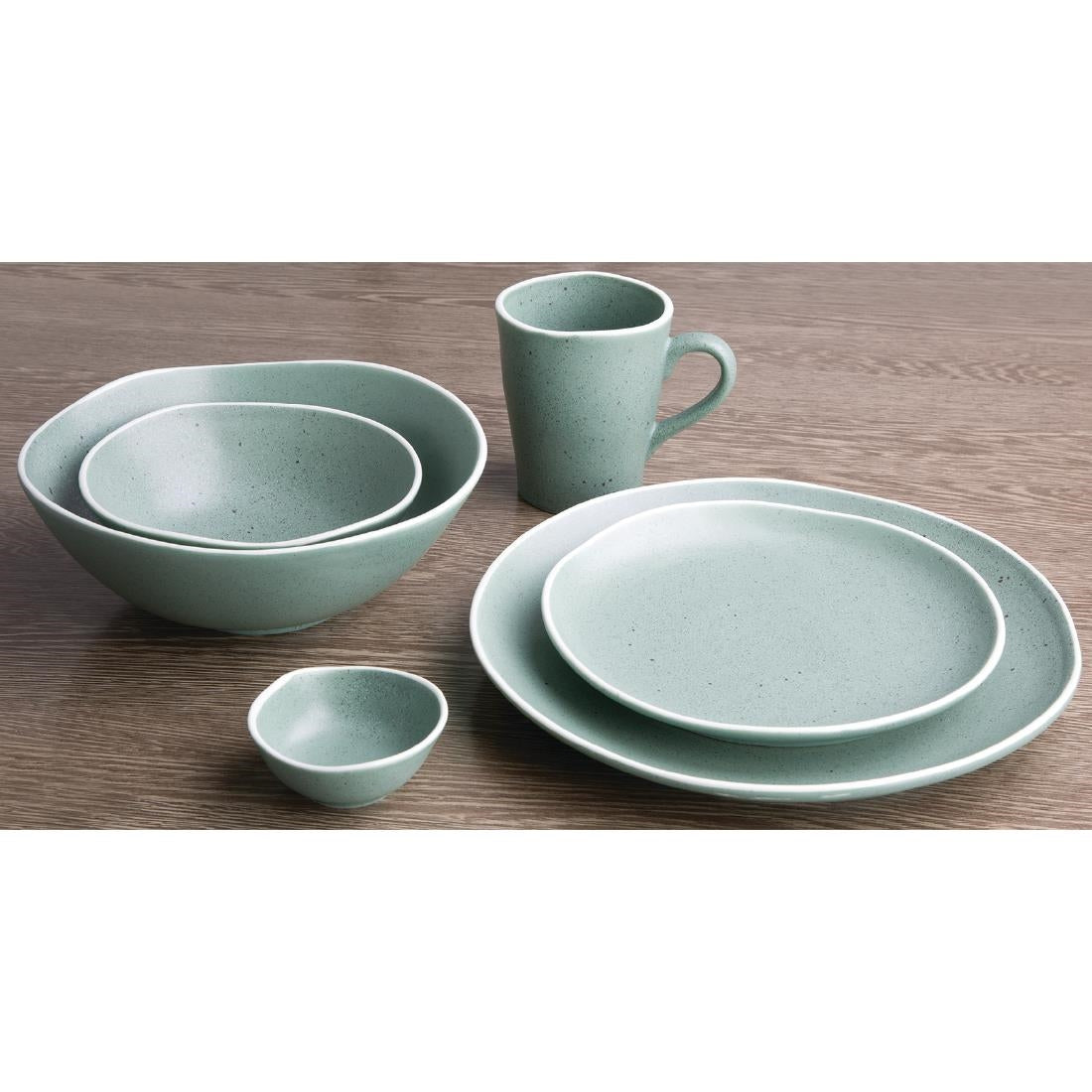 Olympia Chia Plates Green 270mm (Pack of 6) - DR800 Plates Olympia