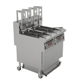 Hamoki Electric Freestanding Auto-Lift Open Fryer 4 Tank 4 Basket 4 x 13 Litre - 341011 Freestanding Electric Fryers Hamoki   