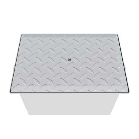 Commercial Grease Trap Epoxy Coated Steel 13 Litre Capacity - 4KGB Grease Traps / Interceptors - Mild Steel Empire   