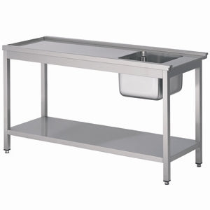 Combisteel Entry Table Bottom Shelf 1500 For 7280.0045-0046-0050-0055-0060-0065 - 7003.0410 Dishwasher Sinks Combisteel   