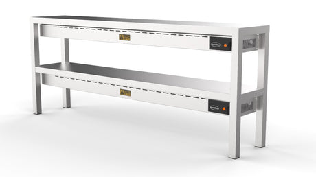 Combisteel Overshelf Ceramic Heated 2 Levels 1800 With 10 Heaters Of 250W - 7020.0750 Heated Gantry Chef's Rack Combisteel   