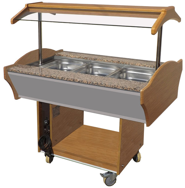 Combisteel Hot Buffet GN 3/1 - 7077.0020 Buffet Displays - Refrigerated/Heated Combisteel   