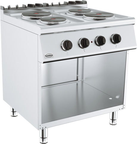 Combisteel Base 700 Electric Range 4 Pl. - 7178.0430 4 & 6 Burner Ovens Combisteel   