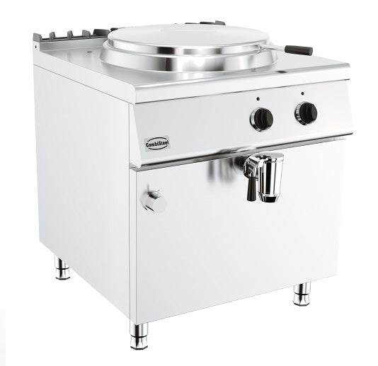 Combisteel Base 700 Electric Boiling Pan 60L  Indirect Heating - 7178.0565 Bratt Pans Combisteel   