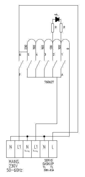 Combisteel Speed Govenor 1 Phase 5 Amp - 7223.0059 Extraction Fan Speed Controllers Combisteel   