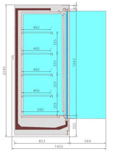 Combisteel Wall Mounted Unit Jax 3.9 - Remote  *Transport On Request* - 7350.0095 Refrigerated Merchandisers Combisteel   