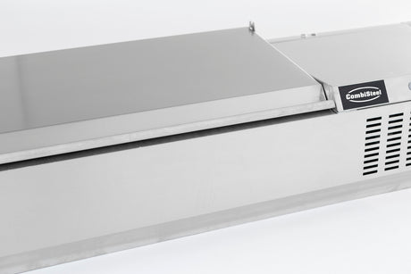 Combisteel Refrigerated Counter Top Stainless Steel Top 1/4 GN - 7450.0025 VRX Topping Units Combisteel   