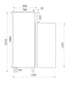 Combisteel Freezer Stainless Steel 1 Glass Door - 7450.0150 Upright Glass Door Freezers Combisteel   