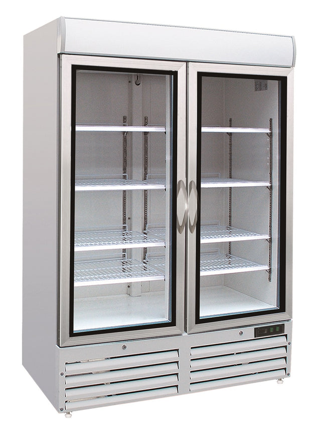 Combisteel Freezer 2 Glass Doors - 7450.0157 Upright Glass Door Freezers Combisteel   