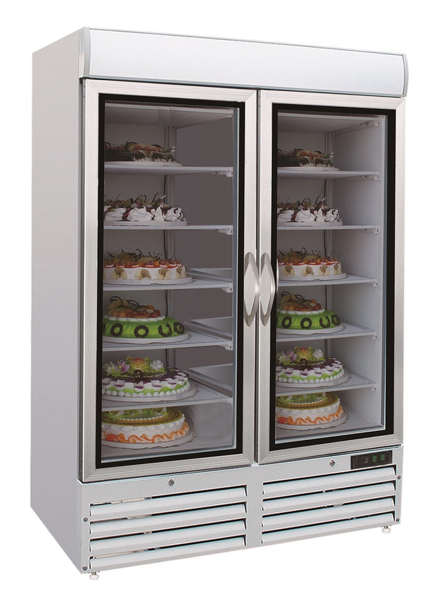 Combisteel Freezer 2 Glass Doors - 7450.0167 Upright Glass Door Freezers Combisteel   