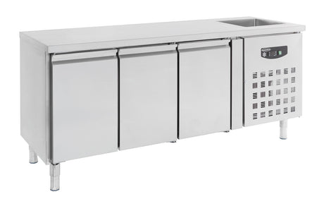 Combisteel 700 Refrigerated Counter Sink 3 Doors - 7450.0215 Refrigerated Counters - Triple Door Combisteel   