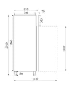 Combisteel Freezer Stainless Steel+Al 600 Ltr Static - 7450.0410 Refrigeration Uprights - Single Door Combisteel   