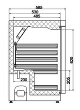 Combisteel Refrigerator White 1 Door - 7450.0551 Refrigeration - Undercounter Combisteel   