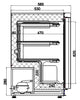 Combisteel Freezer Stainless Steel 1 Door - 7450.0565 Refrigeration Uprights - Single Door Combisteel   