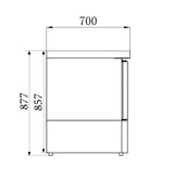 Combisteel Refrigerated Counter 1 Door - 7450.0730 Refrigerated Counters - Single Door Combisteel   