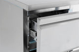 Combisteel Refrigerated Counter 2 Drawers - 7450.0735 Counter Fridges With Drawers Combisteel   