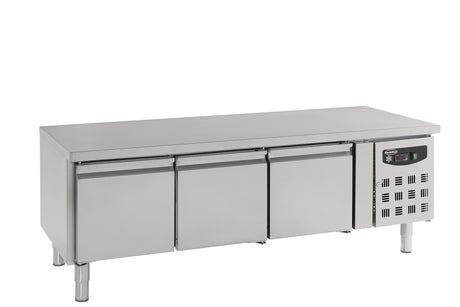 Combisteel Refrigerated Counter Height 650 3 Doors - 7450.0760 Refrigerated Counters - Triple Door Combisteel   