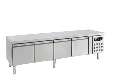 Combisteel Refrigerated Counter Height 650 4 Doors - 7450.0765 Refrigerated Counters - Four Door Combisteel   