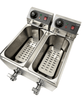 Combisteel Electric Counter Top Fryer 2 x 4 Litre 2 x 3Kw - 7455.1002 Countertop Electric Fryers Combisteel