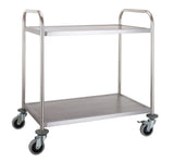 Combisteel Trolley Flat-Packed 2 Shelves - 7455.1150 Service Trolleys Combisteel   