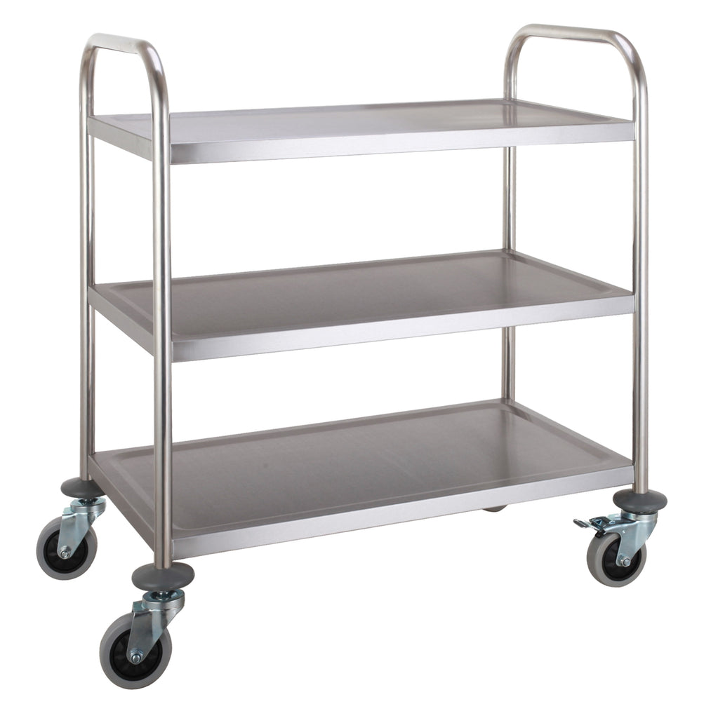 Combisteel Trolley Flat-Packed 3 Shelves - 7455.1155 Service Trolleys Combisteel   