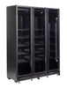 Combisteel Triple Hinged Glass Door Display Fridge Merchandiser 1200Ltr Heated Doors - 7455.1925 Upright Glass Door Fridges Combisteel