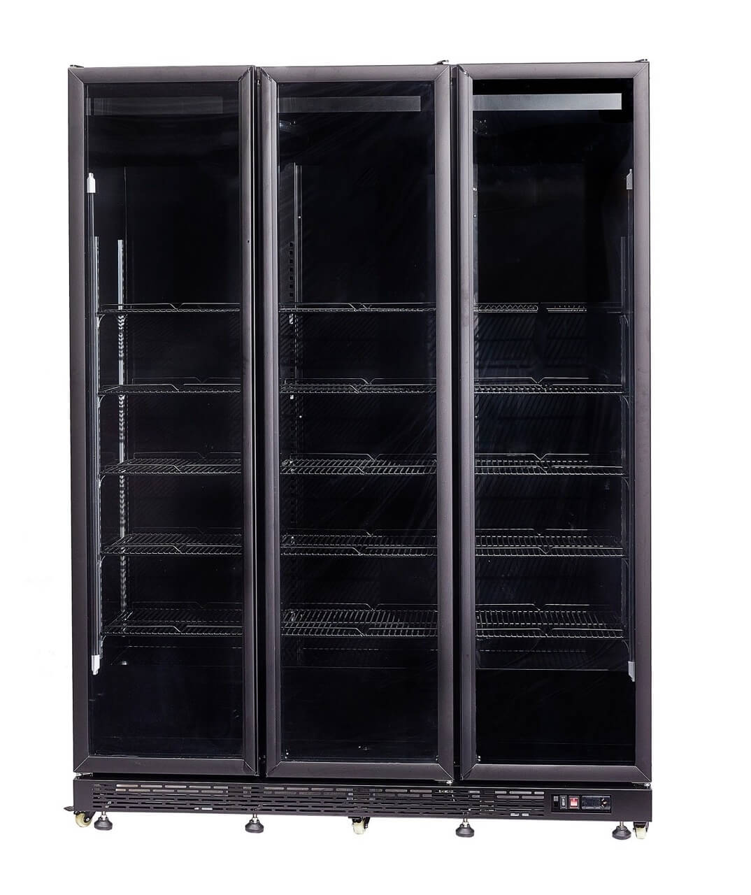 Combisteel Triple Hinged Glass Door Display Fridge Merchandiser 1200Ltr Heated Doors - 7455.1925 Upright Glass Door Fridges Combisteel