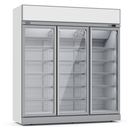 Combisteel Freezer 3 Glass Doors Ins-1530F - 7455.2430 Upright Glass Door Freezers Combisteel   