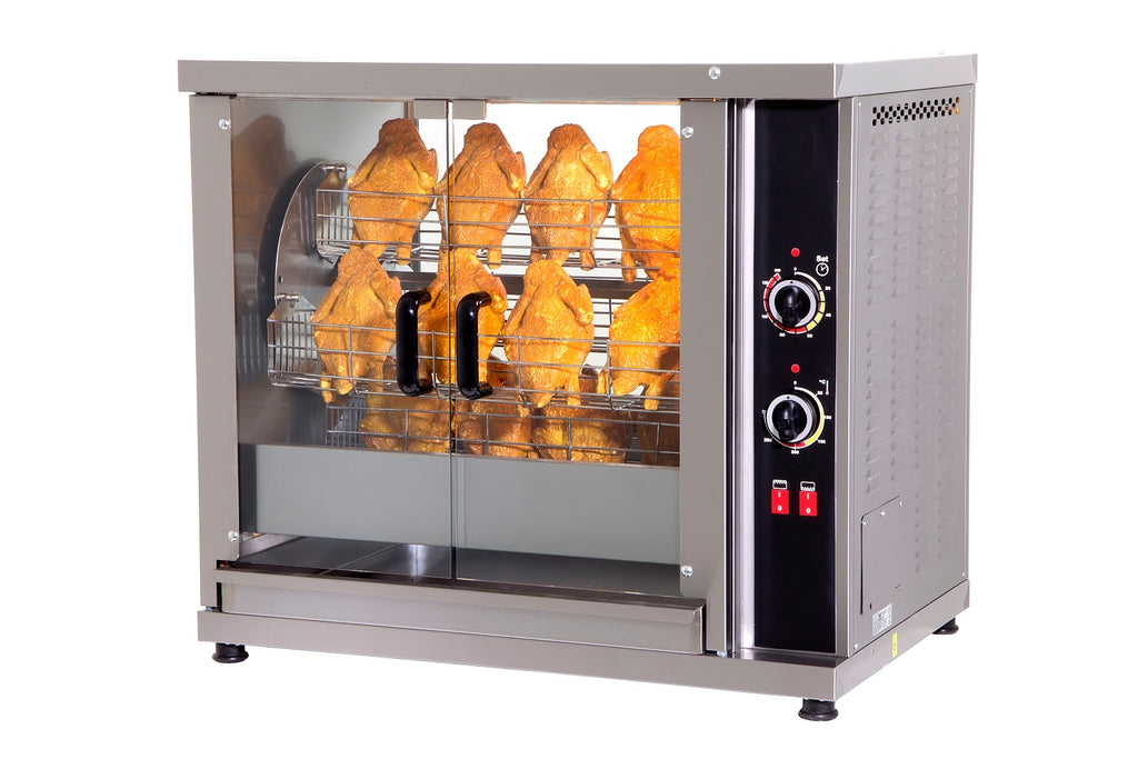 Combisteel Chicken Rotisseries Electric 3 Spits - 7472.0040 Rotisseries and Hog Roasts Combisteel   