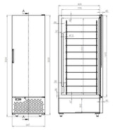 Combisteel Ice Cream Storage Freezer - 7472.0120 Refrigeration Uprights - Single Door Combisteel   