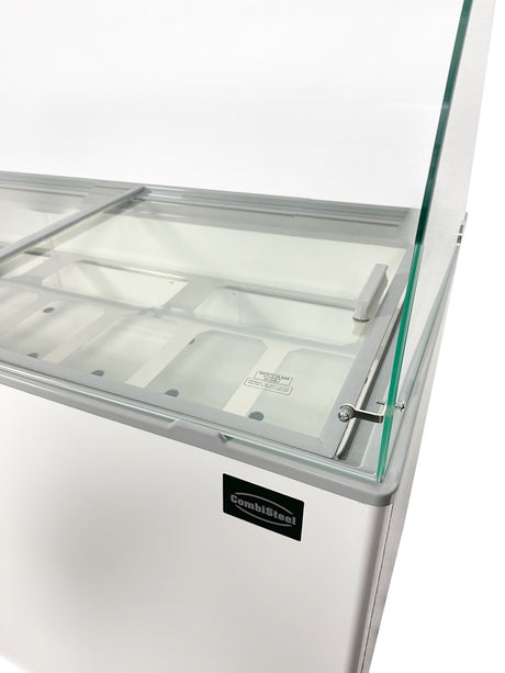 Combisteel Corsica Ice Cream Counter Display Freezer 6 x 5 Litre - 7472.0125 Ice Cream Display Freezers Combisteel   