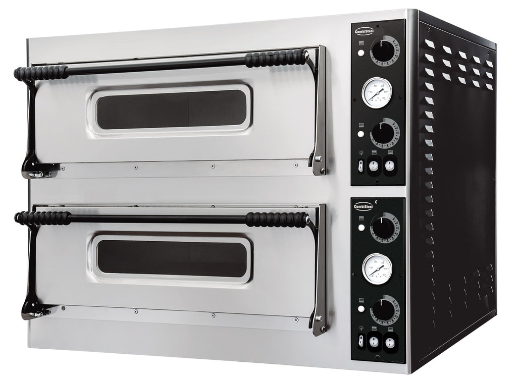 Combisteel Pizza Oven Double 2 X 4 - 7482.0020 Twin Deck Pizza Ovens Combisteel   