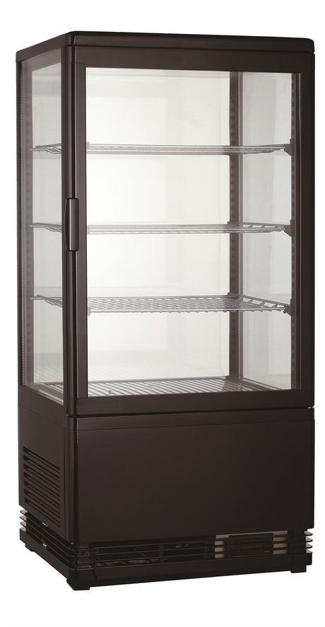 Combisteel Cold Display 68L Black - 7487.0170 Refrigerated Counter Top Displays Combisteel   