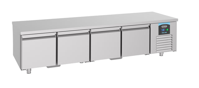 Combisteel Refrigerated Counter 600 Height 4 Doors - 7489.5082 Refrigerated Counters - Four Door Combisteel   