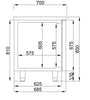 Combisteel 700 Refrigerated Counter 4 Doors - 7489.5167 Refrigerated Counters - Four Door Combisteel   